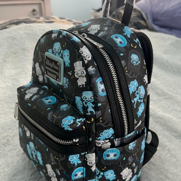 LOUNGEFLY Funko Pop Disney Haunted Mansion Mini Backpack - Picture 3 of 5
